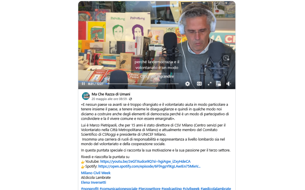 Intervista Ma che razza di Umani